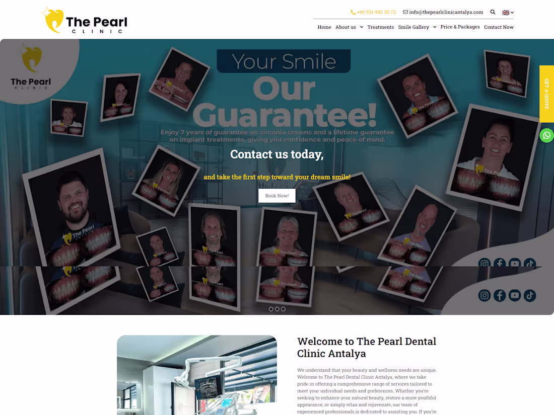 Cover image for The Pearl Clinic Antalya