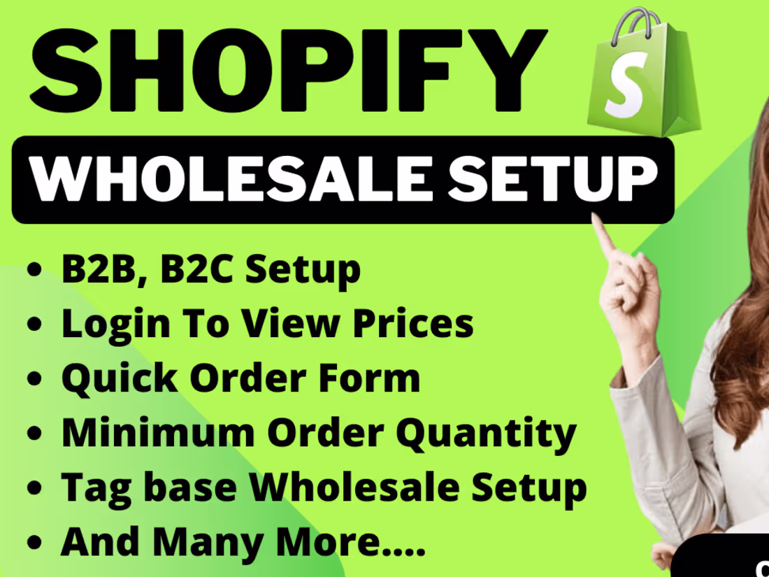Cover image for Shopify Wholesale Area Setup