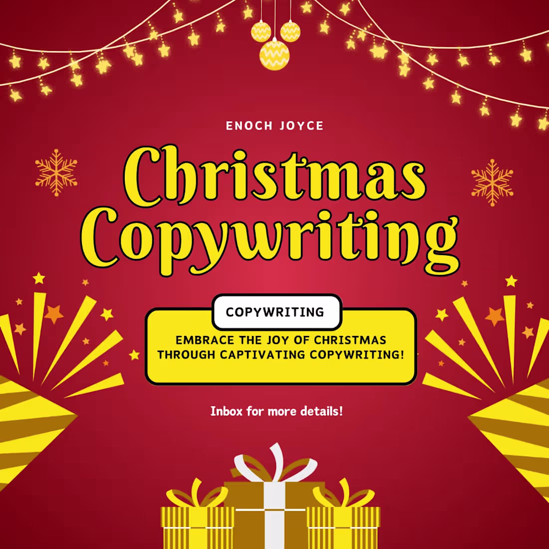 Cover image for writing festive content for the holiday season