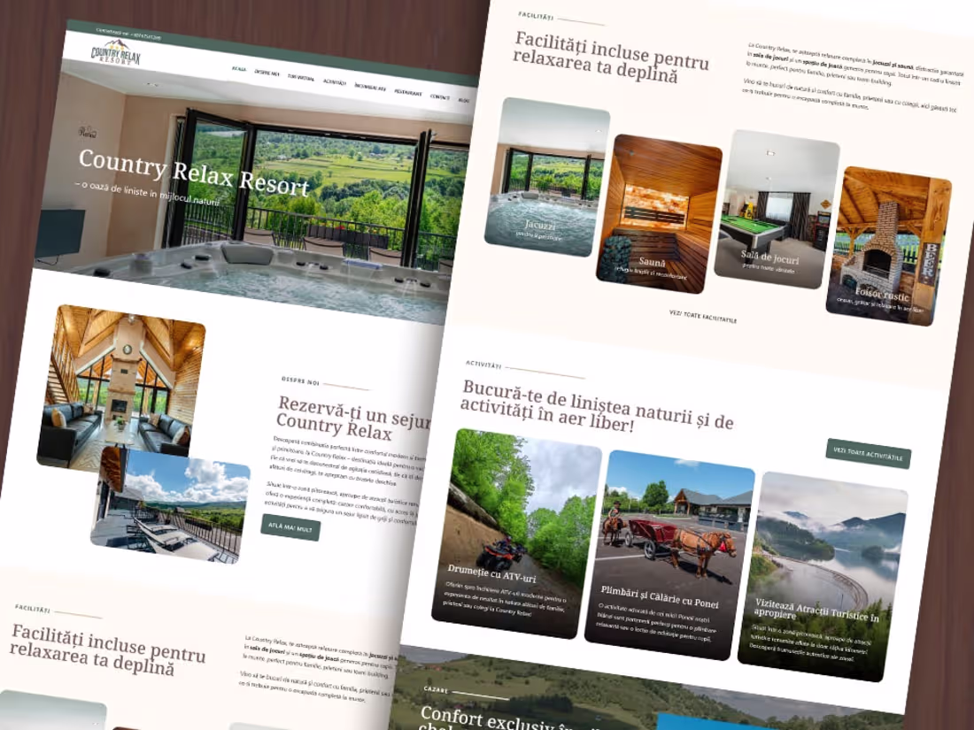 Cover image for Country Relax Resort - Website