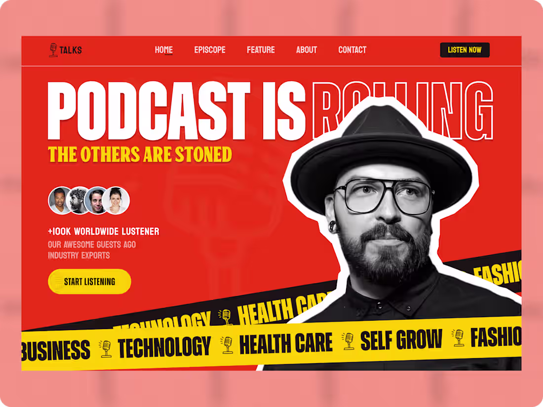 Cover image for Podcast Landing Page