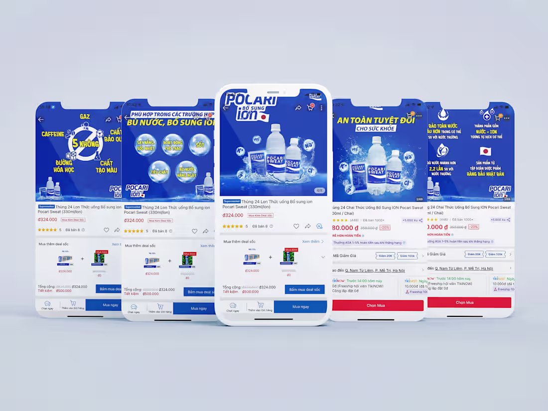 Cover image for Graphic Design | Pocari Sweat in Vietnam