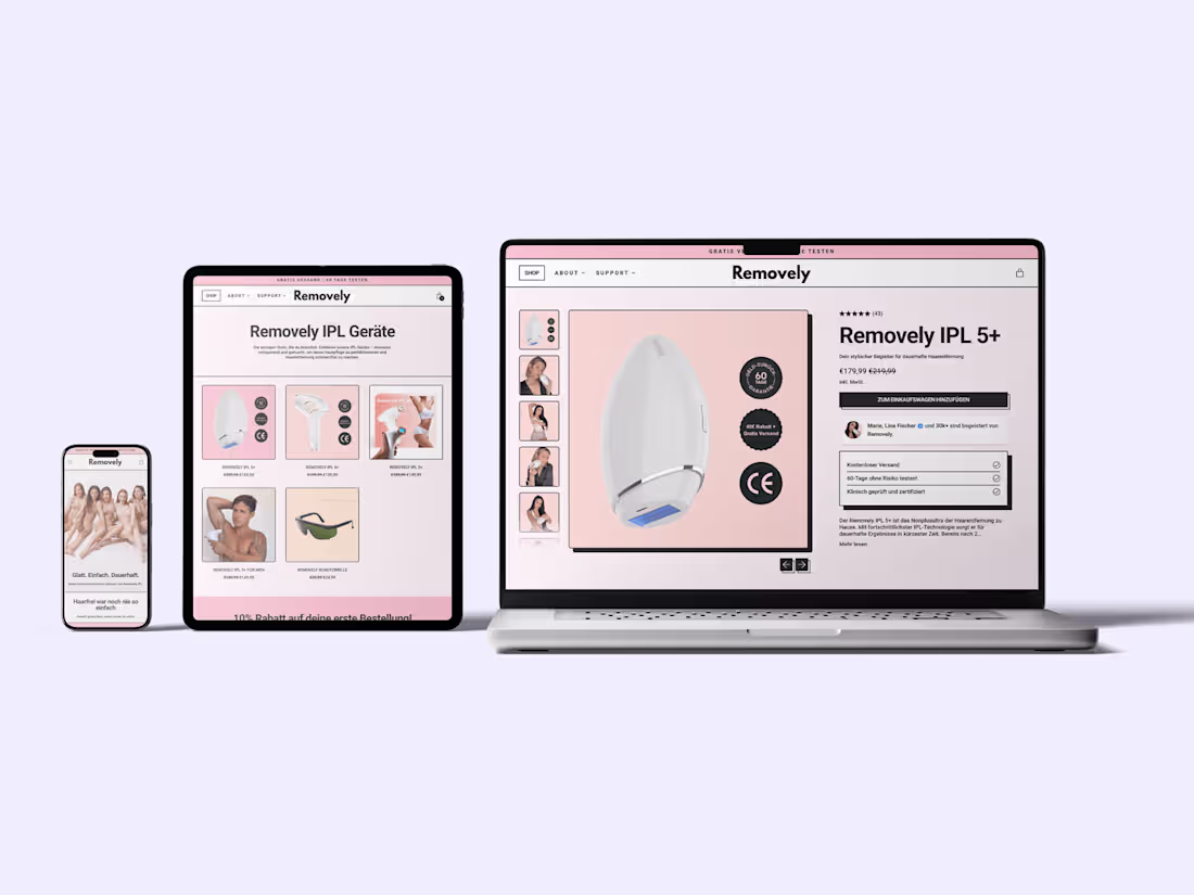 Cover image for Shopify Store Creation – Removely