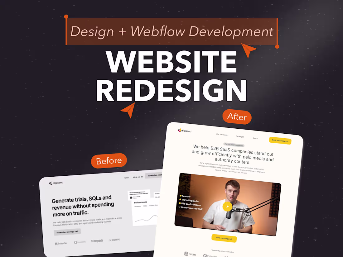 Cover image for Website Redesign (Design + Webflow Development)