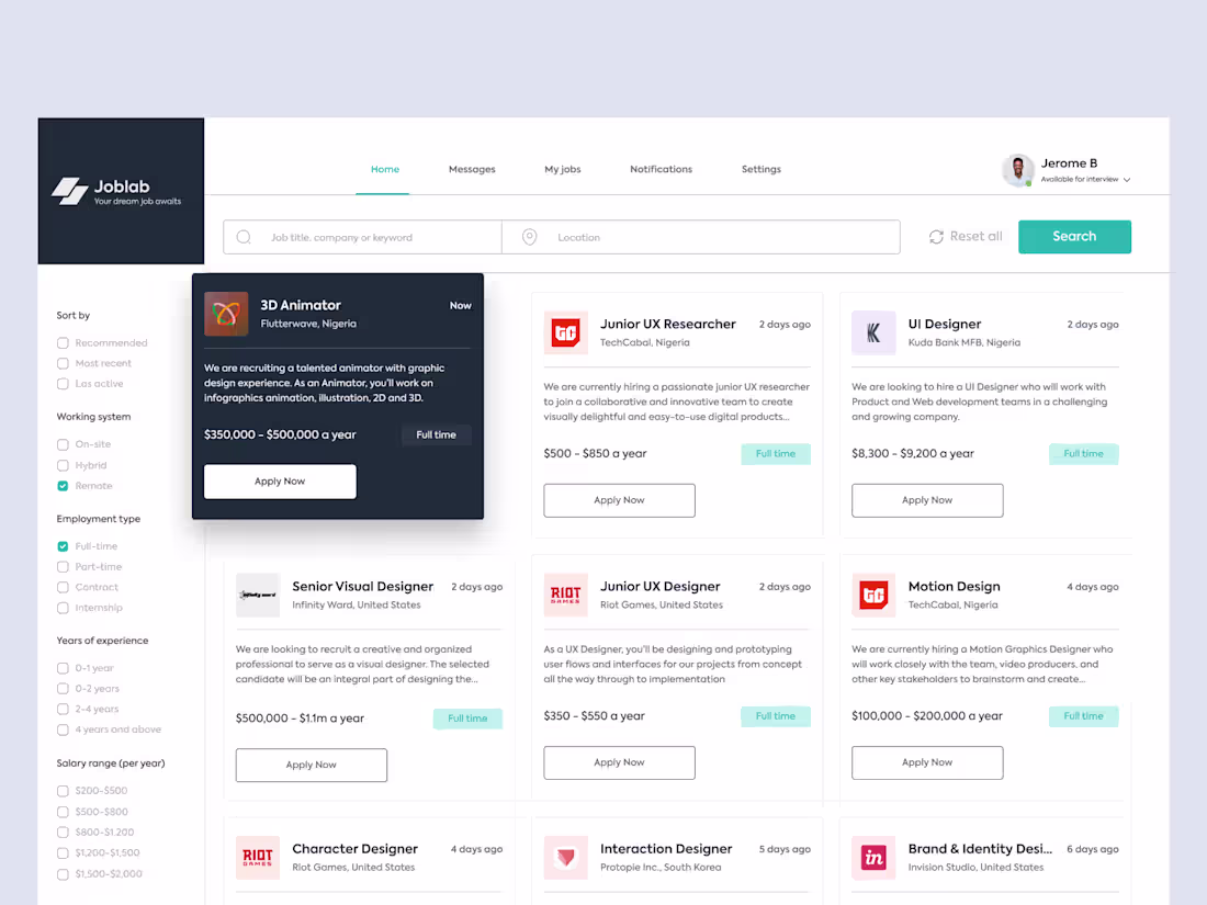 Cover image for JobberMan Website