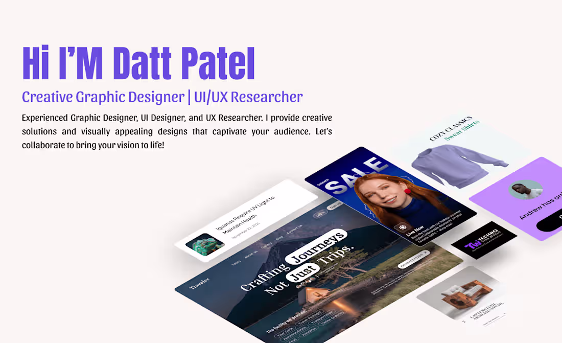 Cover image for Landind Page design