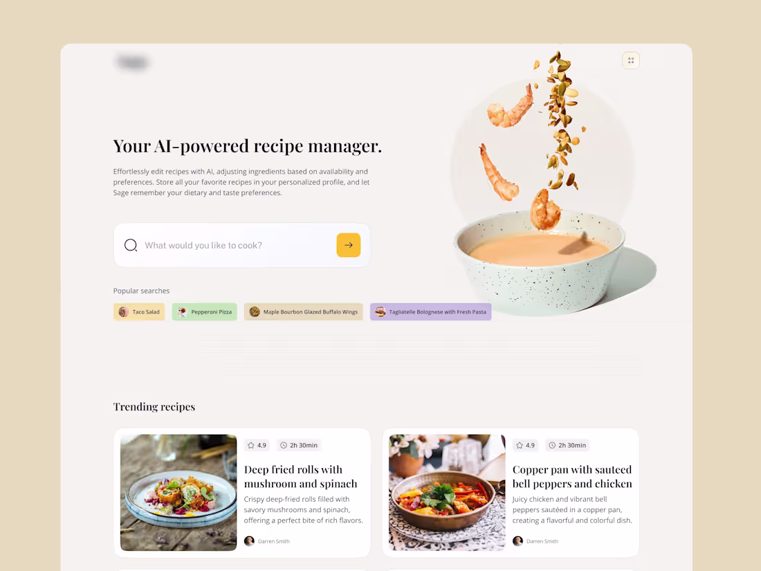 Cover image for Cooking AI Recipe App