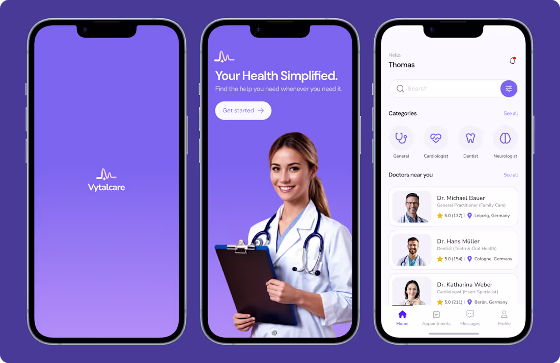 Cover image for Presenting VytalCare, a HealthTech mobile app that brings he...