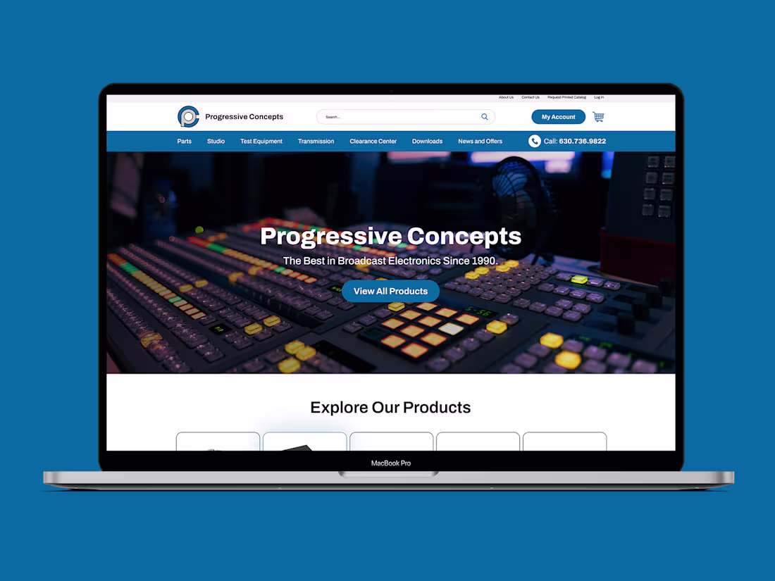 Cover image for Crafted a modern, high-impact website