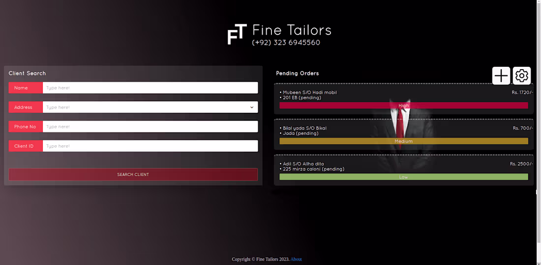 Cover image for Fine Tailors