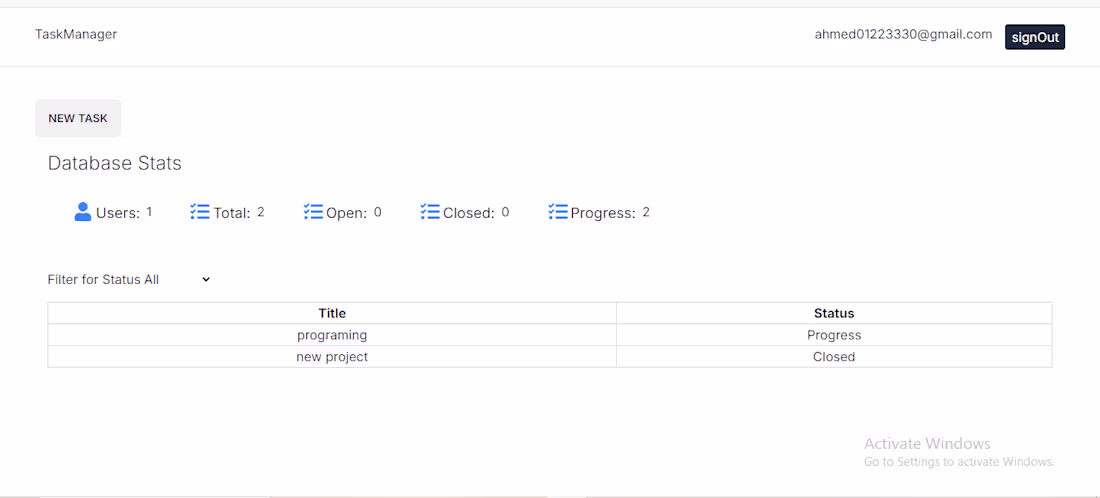 Cover image for task manager