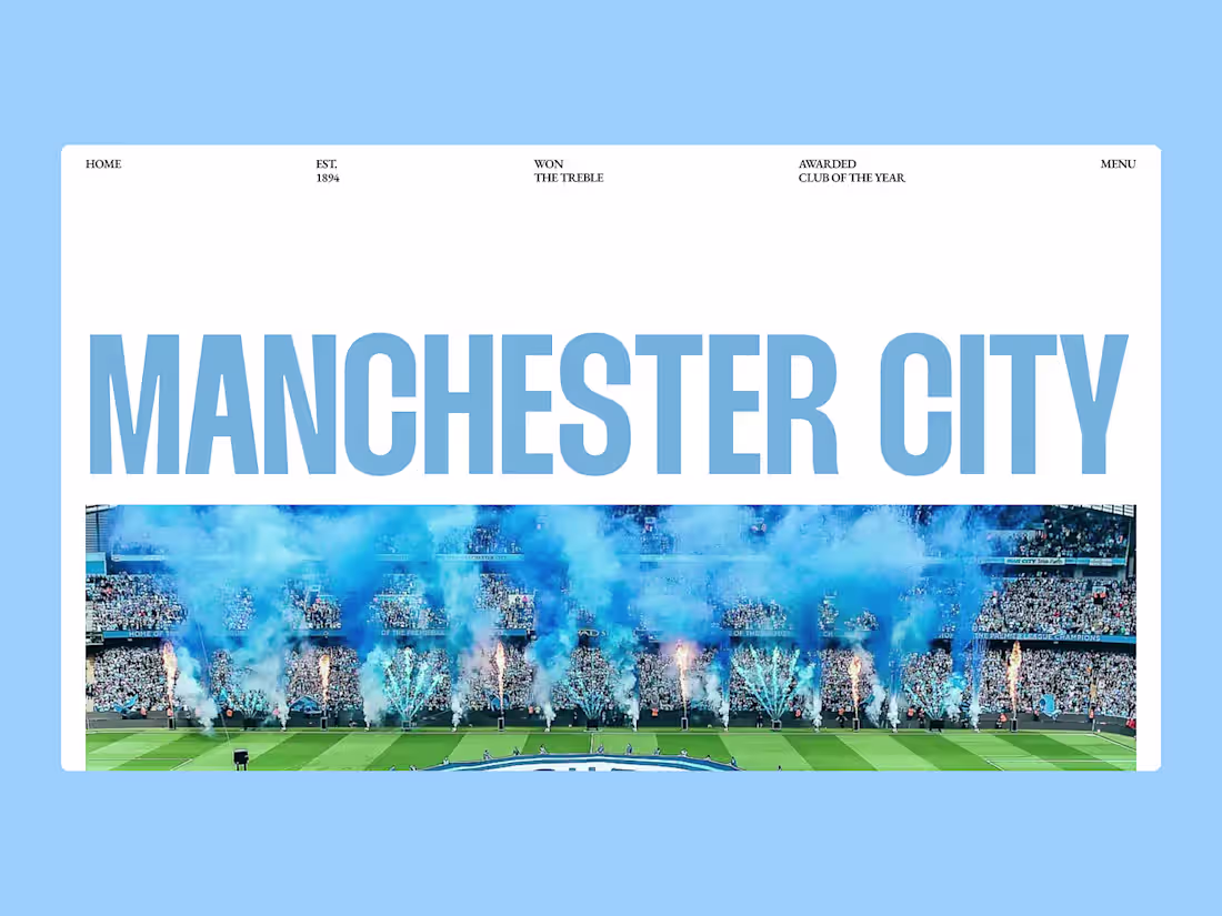 Cover image for Man City Landing Page Exploration