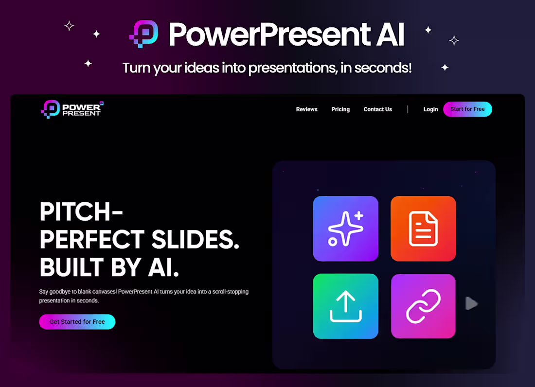 Cover image for Powerpresent.ai - AI-Powered Presentation Tool