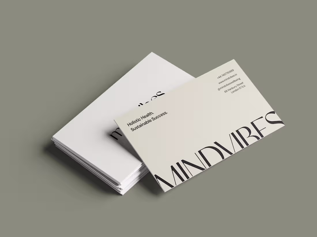 Cover image for Mindvibes - Brand Development for Corporate Wellbeing Coaches