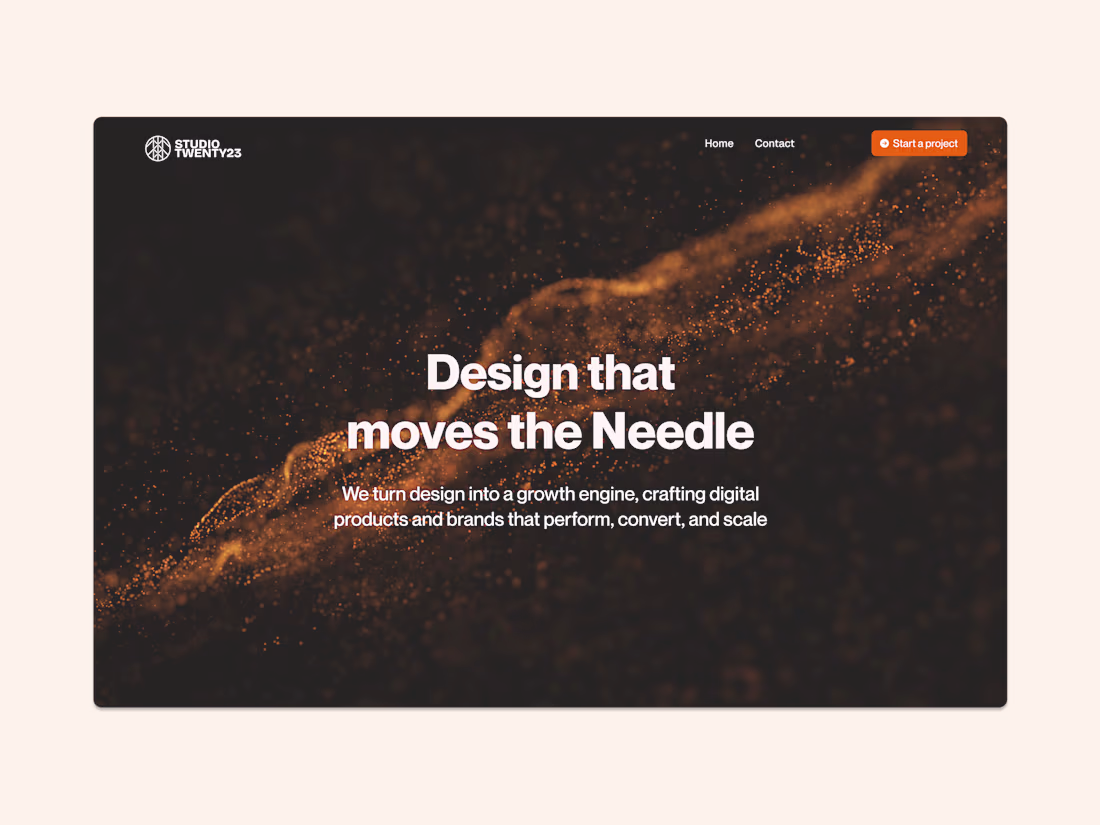 Cover image for Designing a Scalable Website & Design System for Studio Twenty23