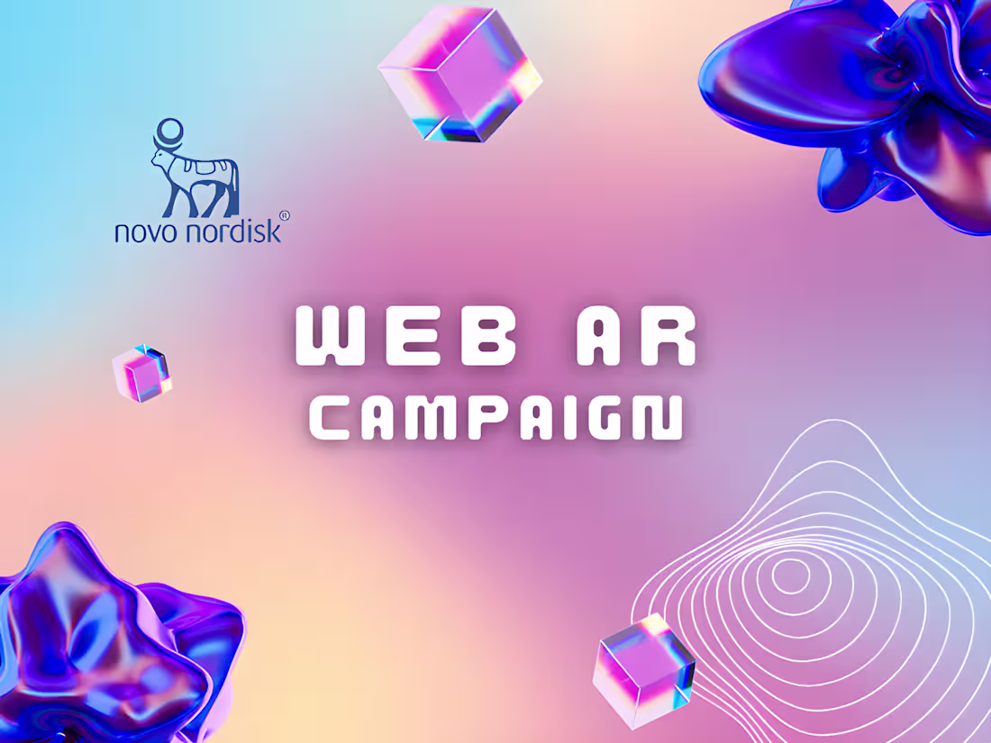 Cover image for Web AR Campaign:              Novo Nordisk