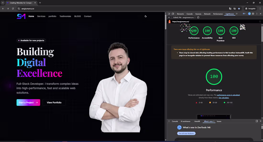 Cover image for Personal portfolio using Next.js &