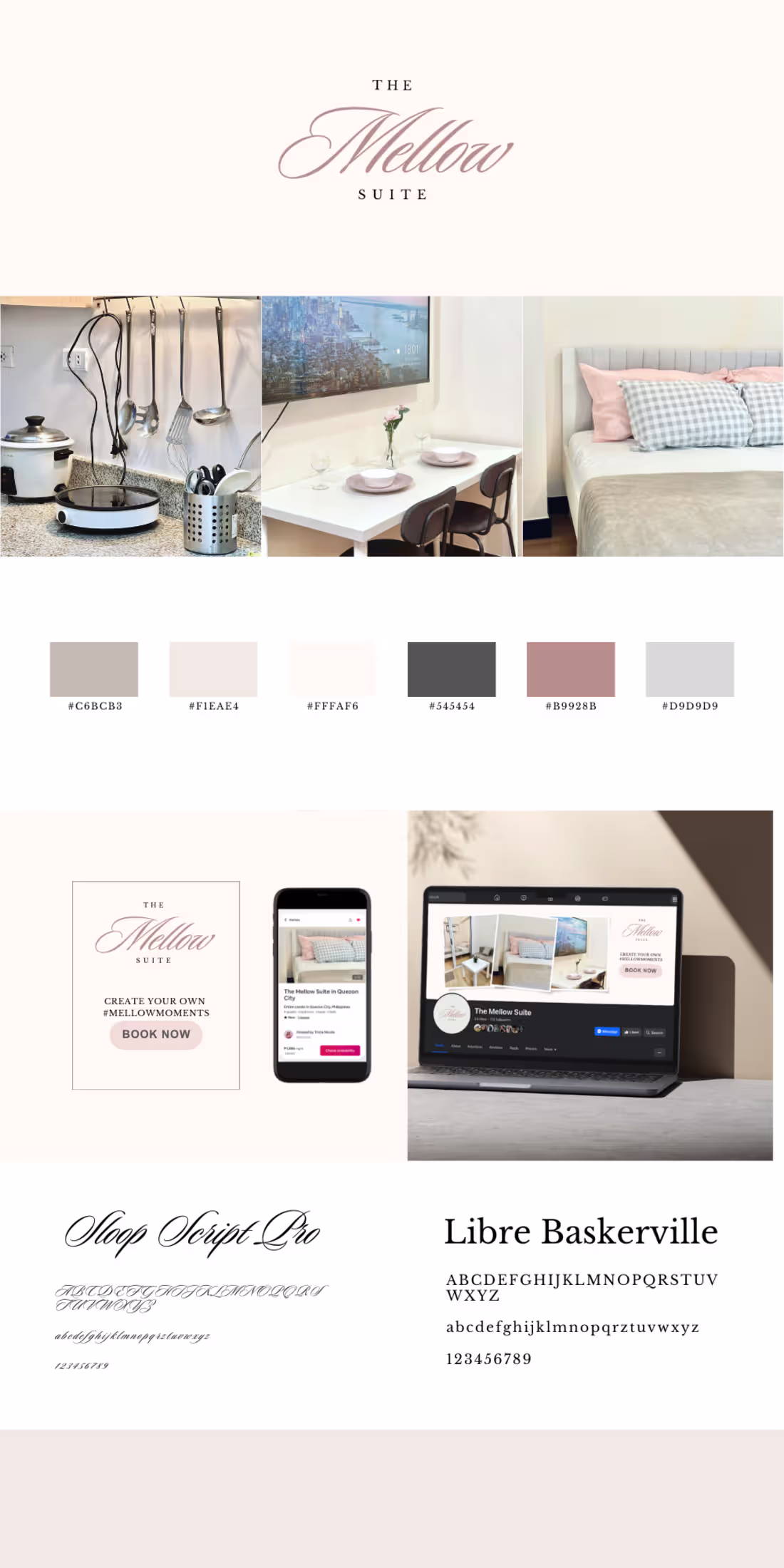 Cover image for The Mellow Suite Brand Identity:: Behance