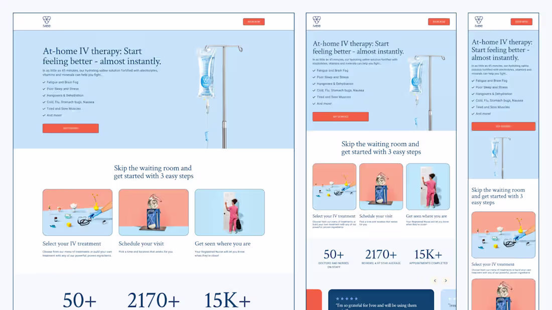Cover image for User-Centric Landing Page Drives Ivee Growth