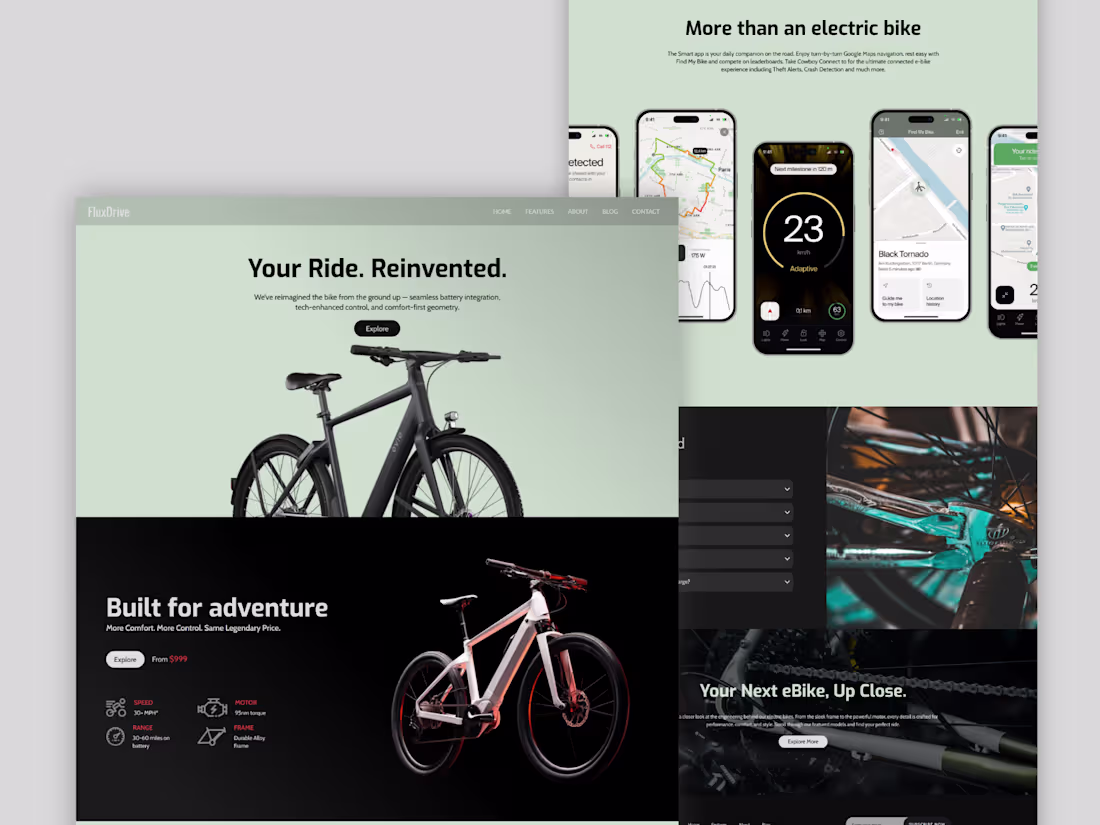 Cover image for Designed simply a stunning eBike