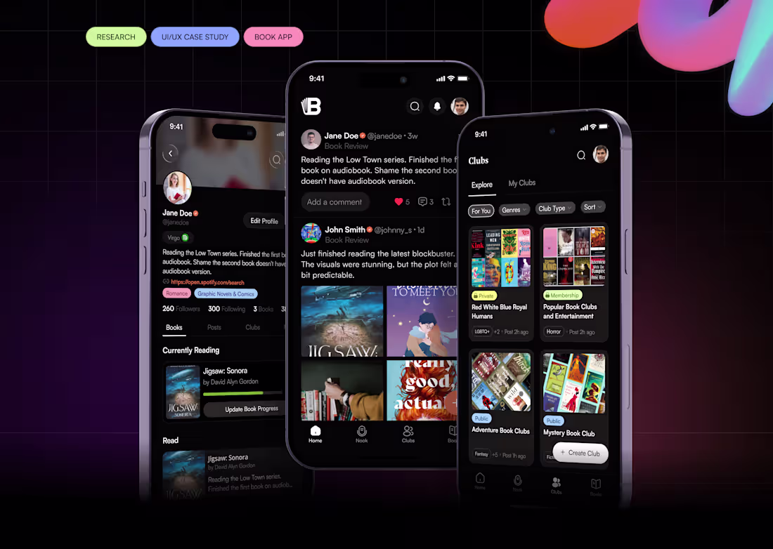 Cover image for Social Reading & Book Community Platform