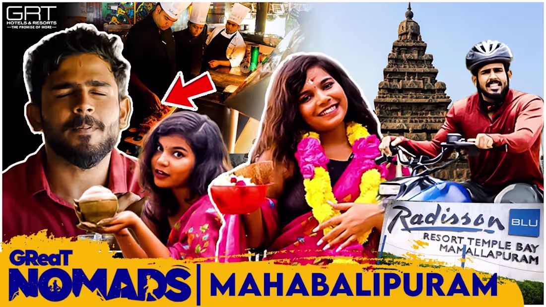 Cover image for GReaT Nomads Epic Adventure in Mahabalipuram: Must-Watch! | Epi…