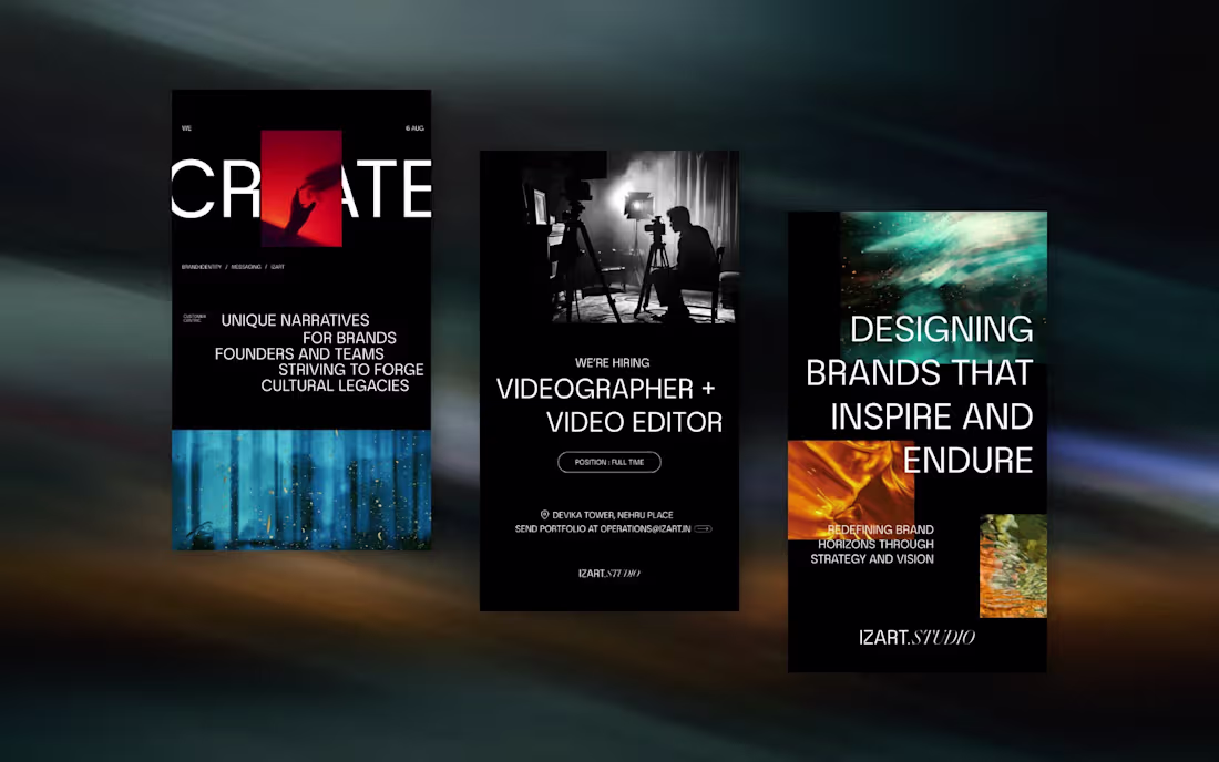 Cover image for Izart Studio | Brand Identity