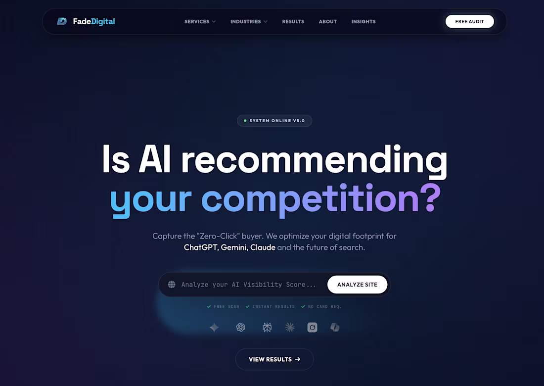 Cover image for Just launched a new brand design overhaul @ https://www.fade...