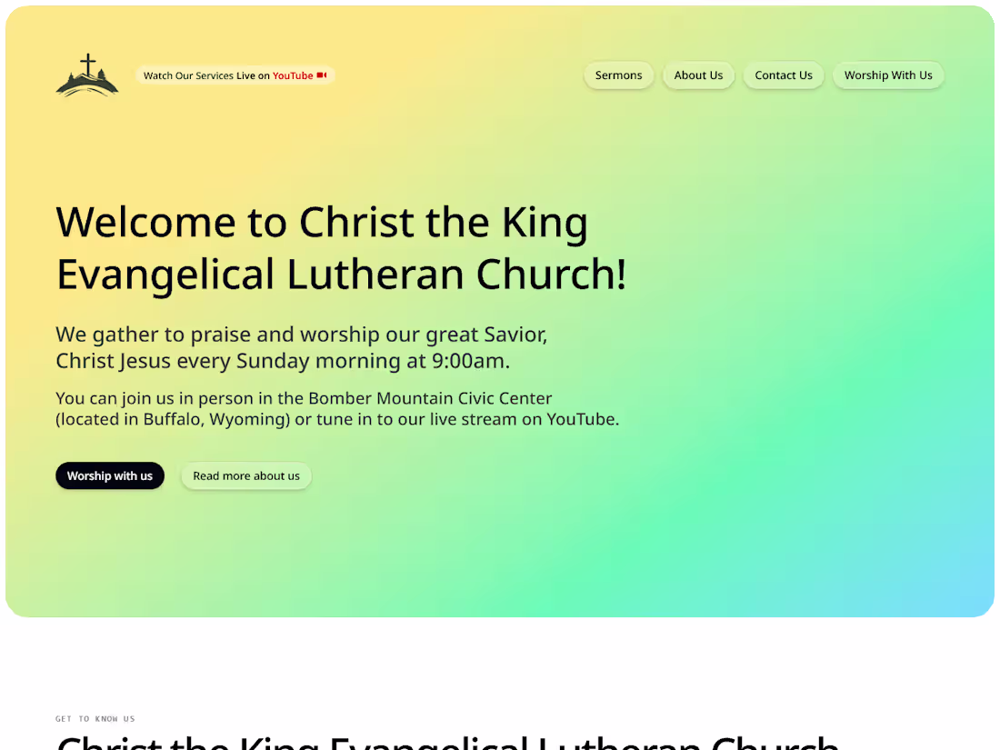 Cover image for Custom Website & Marketing Strategy for a New Church