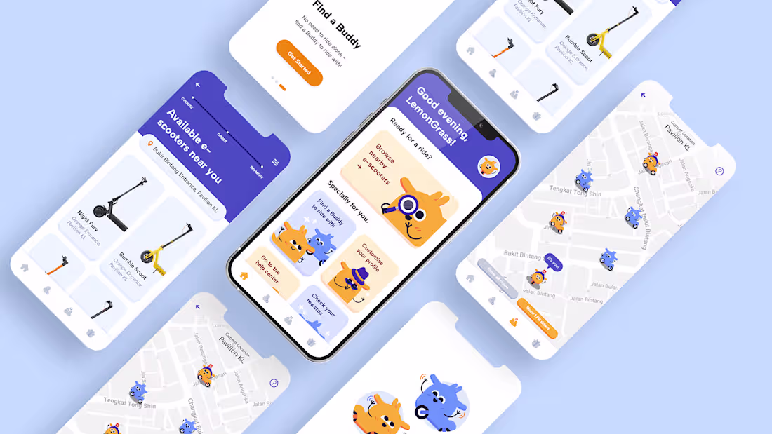 Cover image for Buddy Rides | E-scooter App