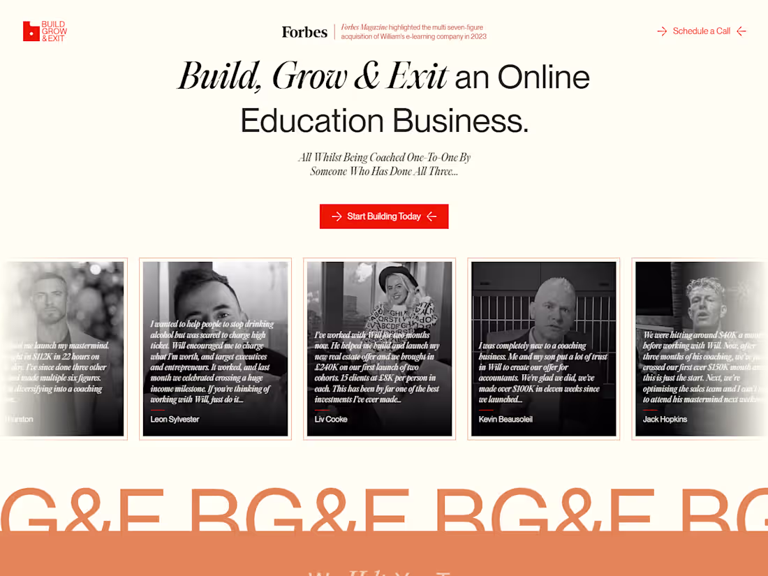 Cover image for BuildGrowAndExit