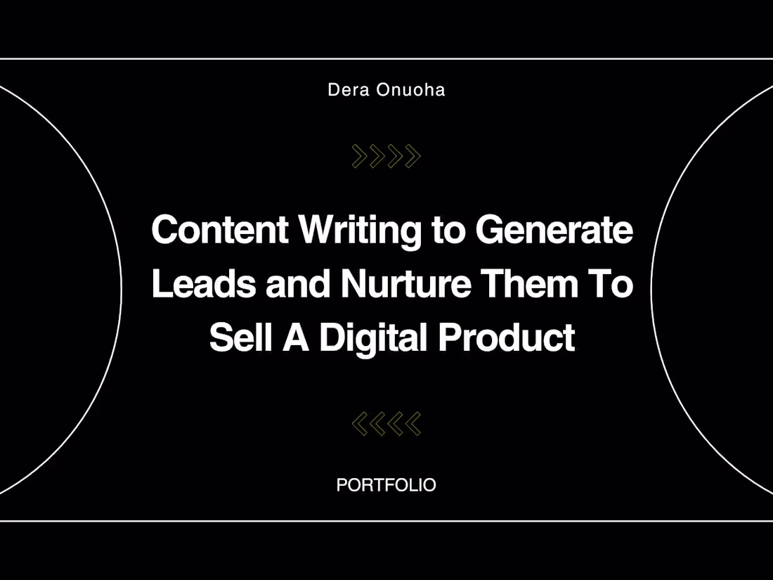 Cover image for Content Writing Sequence to Generate Leads for Digital Product