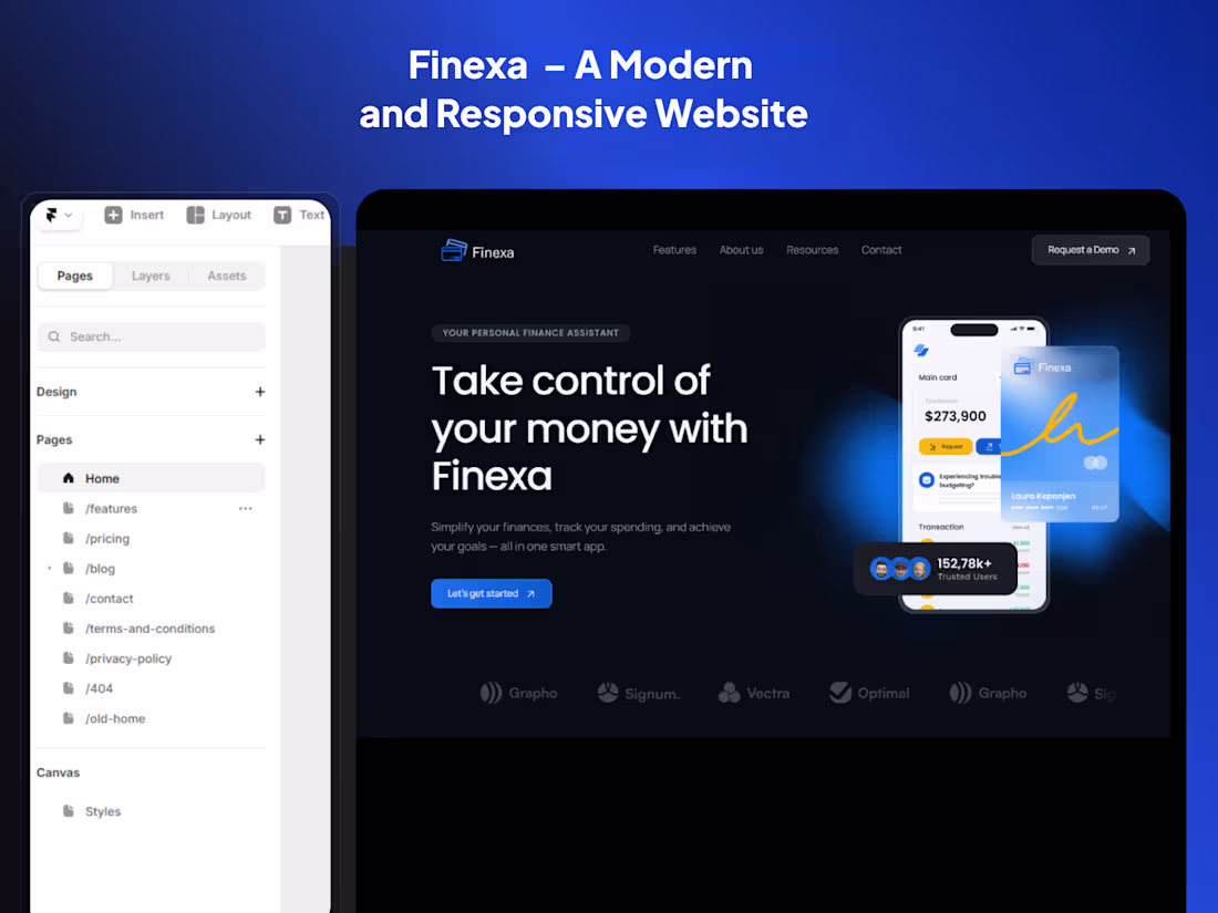 Cover image for Finexa — A Modern, Responsive