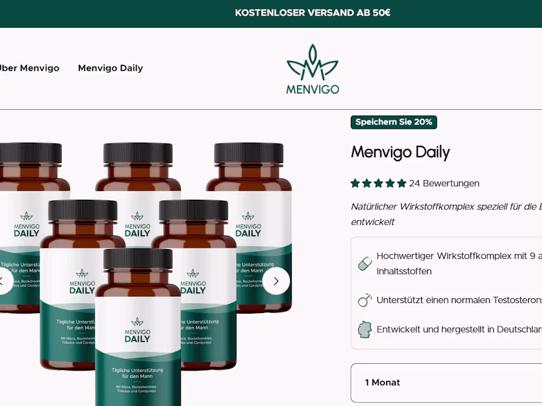 Cover image for Menvigo Shopify Replo Design