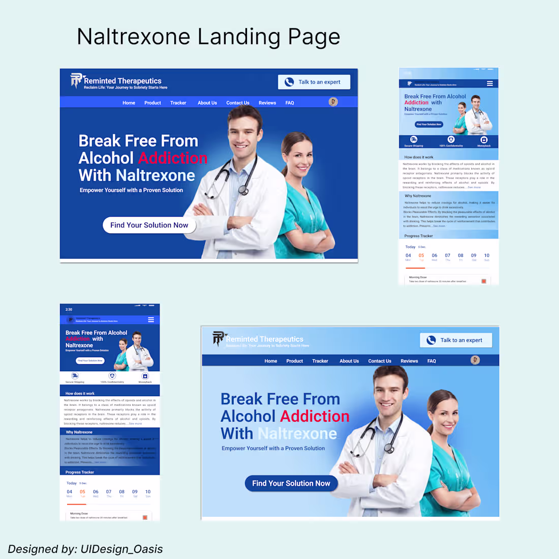 Cover image for Landing Page for a pharmaceutical company