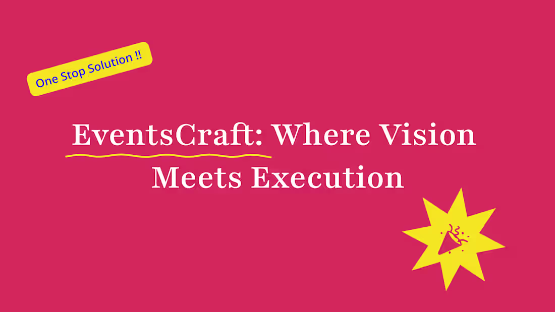 Cover image for Presentation Design - EventsCrafts