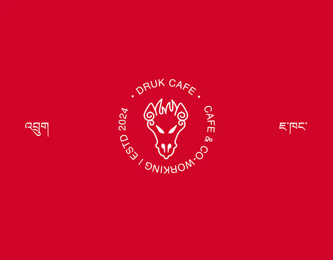 Cover image for Druk Cafe - Visual Identity