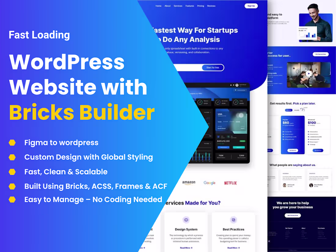 Cover image for Clone or Redesign WordPress Website with Bricks Builder