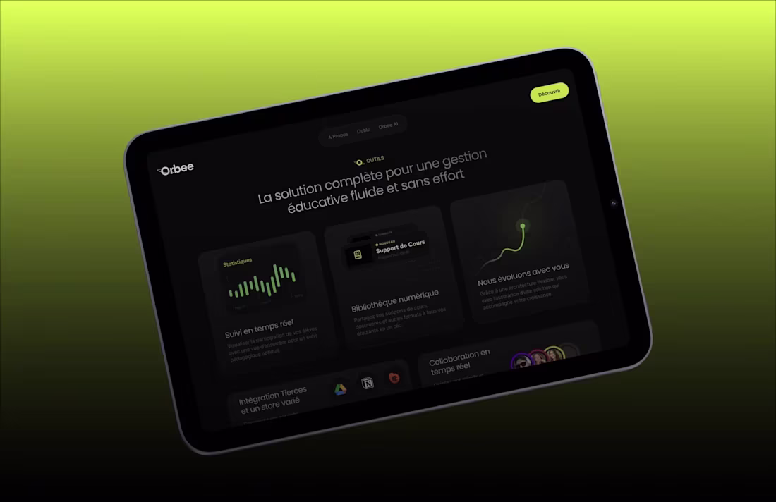 Cover image for Orbee Pro - SaaS landing page