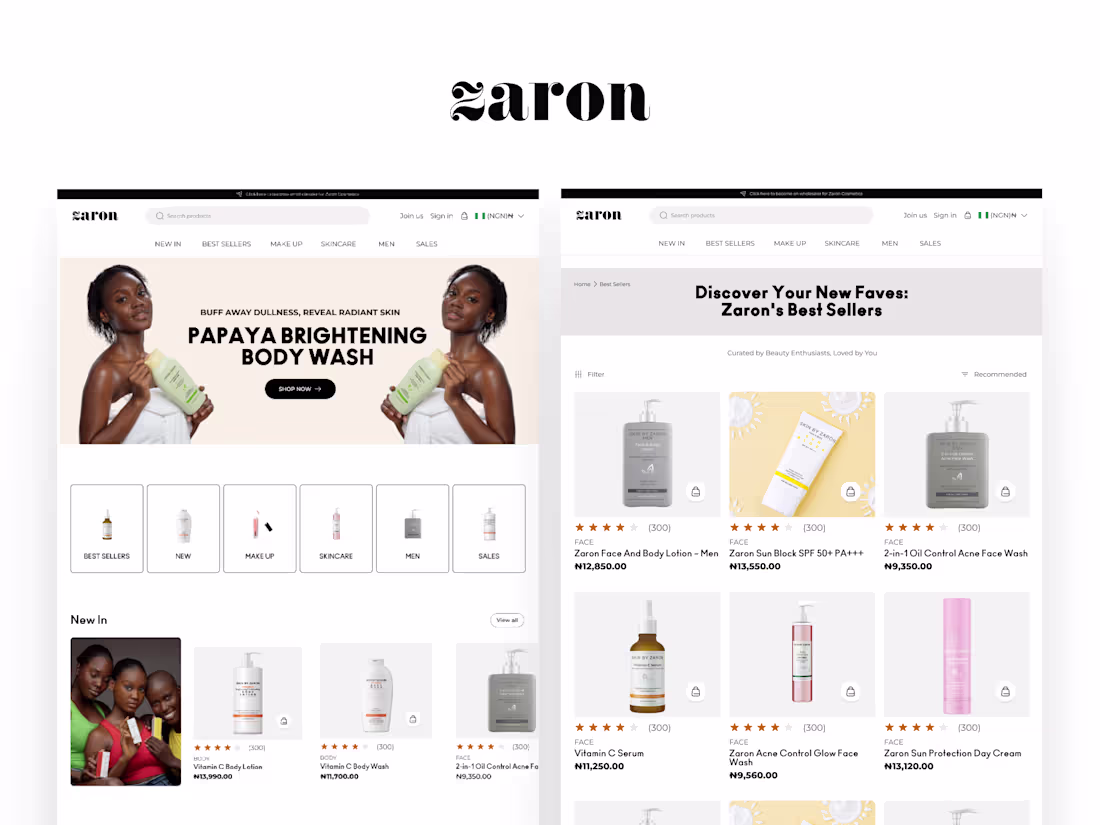 Cover image for Full-Stack eCommerce website Redesign