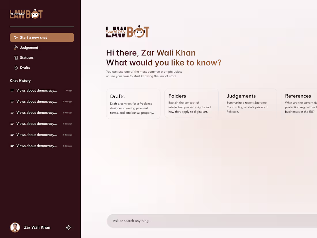 Cover image for Pakistan Law Bot