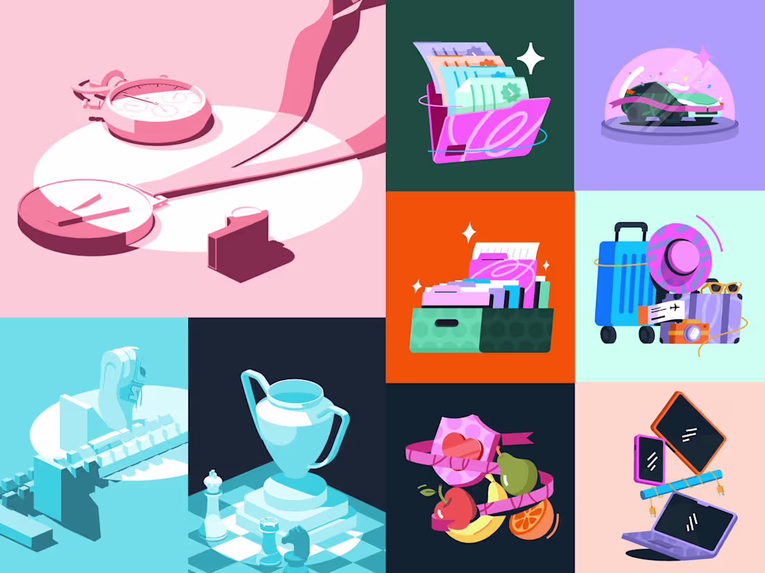 Cover image for Custom 2D Illustrations for Brands, Products & Marketing