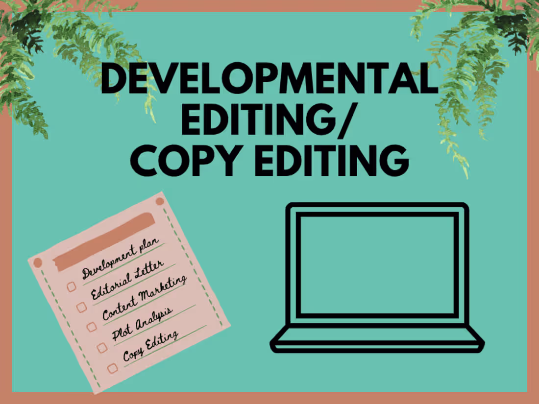 Cover image for Developmental Editor/Copy Editor