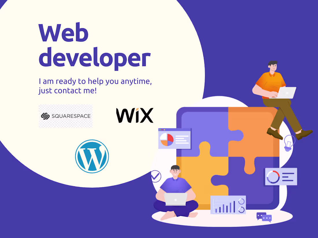 Cover image for Transformative Web Solutions: WordPress, Wix, Squarespace