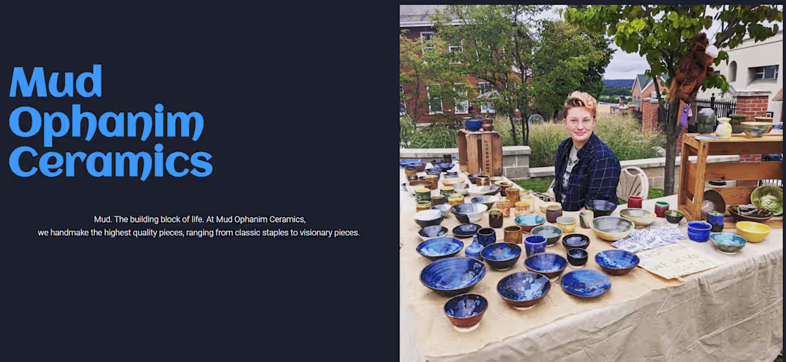 Cover image for Mud Ophanim Ceramics Site