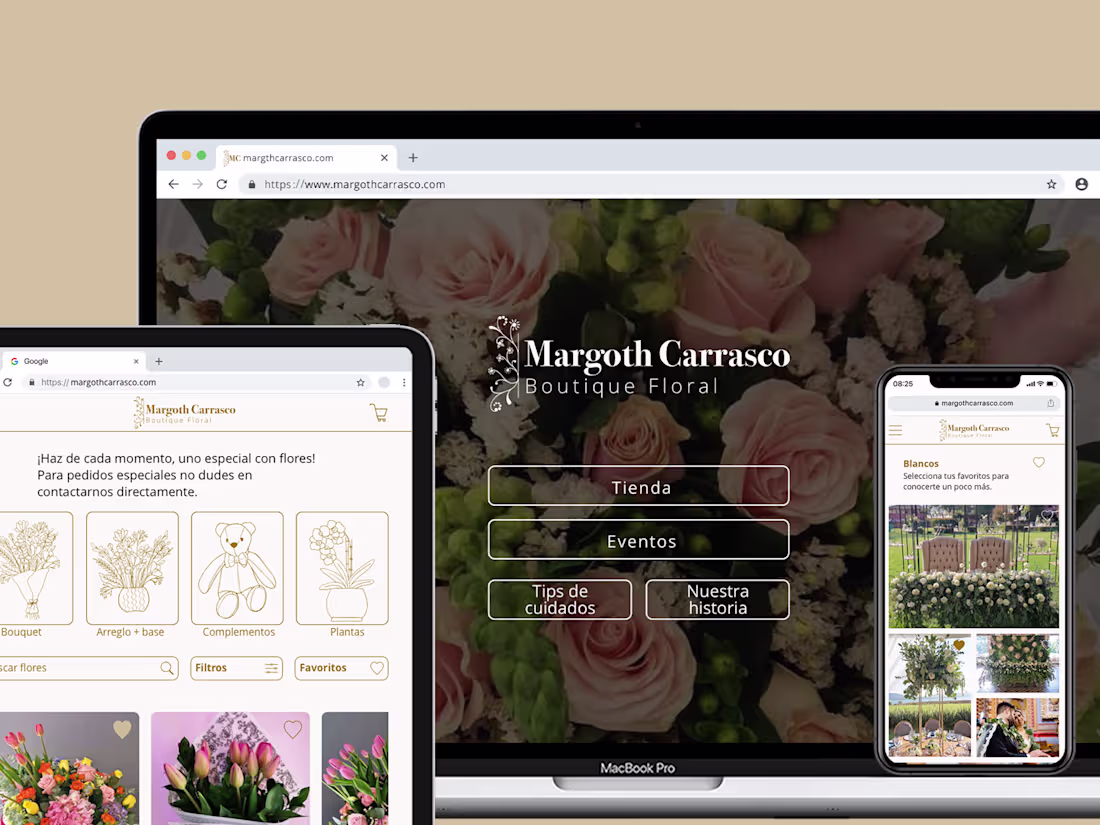 Cover image for Margoth Carrasco Boutique Floral, a