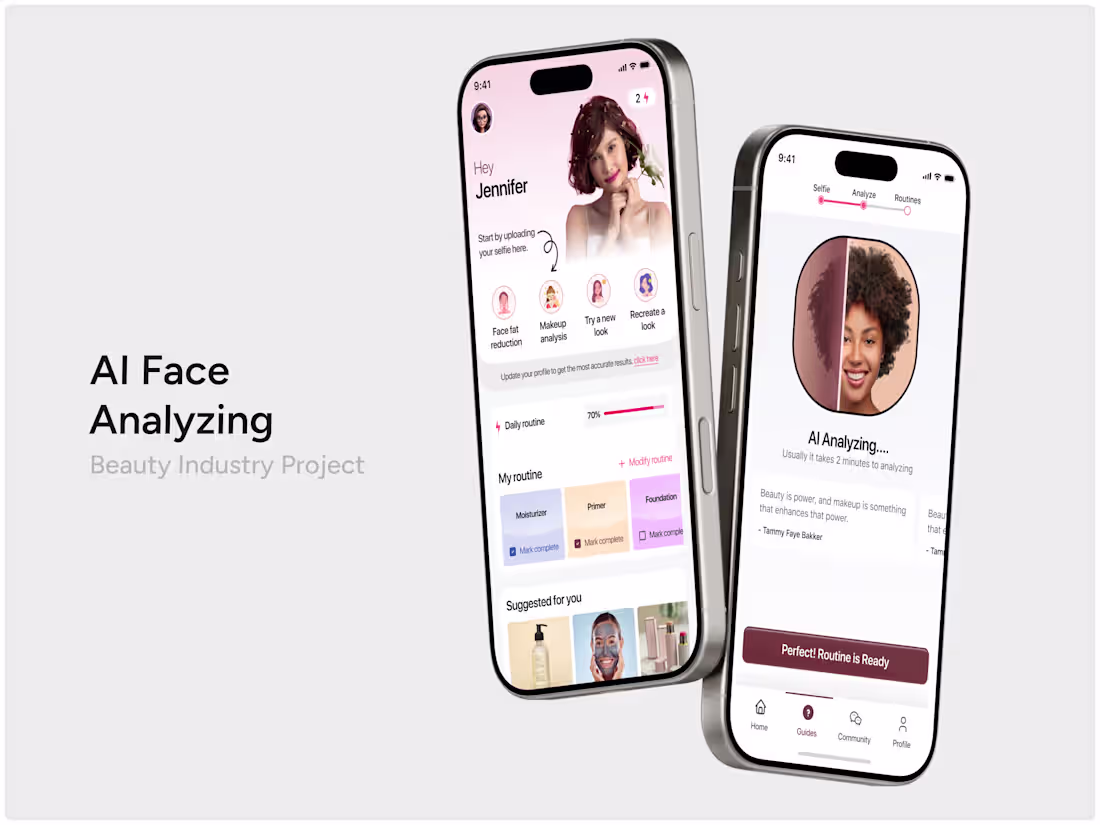 Cover image for AI Face Routine App