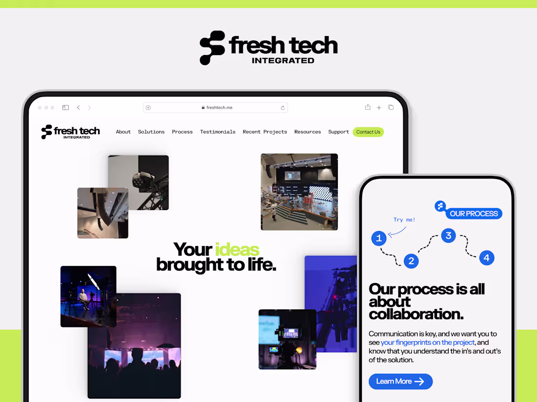 Cover image for Framer Website - Fresh Tech Integrated