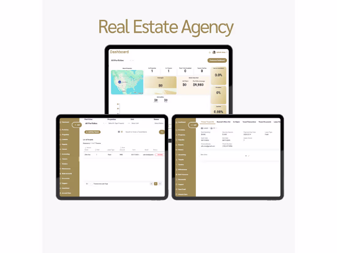 Cover image for Real Estate Agency Portal