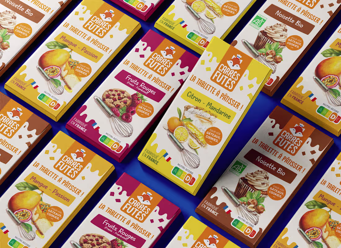 Cover image for Carrés Futés, Brand & Packaging